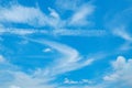 Blue sky background with clouds