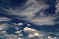 blue sky background. cloudy sky background. cloudiness of skyscape. cloudscape with nobody. cloudy weather. sky with