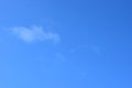 Blue Sky Background Little Cloud