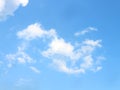 Blue sky background with small cloud Royalty Free Stock Photo
