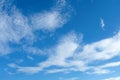 blue sky background Royalty Free Stock Photo