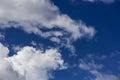 White clouds in blue sky Royalty Free Stock Photo