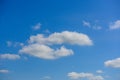 White clouds in blue sky Royalty Free Stock Photo