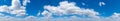 Blue Sky background with tiny Clouds. Panorama Royalty Free Stock Photo
