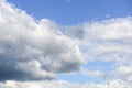 White clouds in blue sky Royalty Free Stock Photo