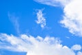 Blue sky background with White clouds. 020 Royalty Free Stock Photo
