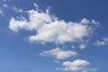 Blue sky background with white clouds