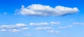 Blue sky background and white clouds in sunny day
