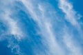 Blue sky background with white cloudy . Royalty Free Stock Photo