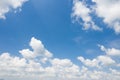 Blue Sky background with white clounds Royalty Free Stock Photo