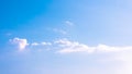 Blue sky background with white tiny clouds Royalty Free Stock Photo