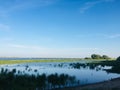 Blue sky, beautiful weather, fresh air and grace, Skit, lake Ilmen