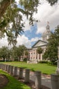 Blue Sky ehind White Clouds Over the State Capitol in Florida