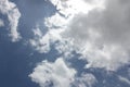 Blue sky with big cloud Royalty Free Stock Photo