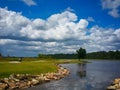 Blue Sky Bintan island Riau Indonesia Royalty Free Stock Photo