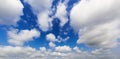 Blue sky blackground with cloud closeup Royalty Free Stock Photo