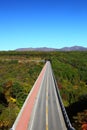 Blue sky and bridge