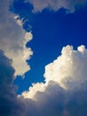blue sky, bright, cinematic, calm atmosphere, clouds, Royalty Free Stock Photo