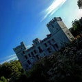 Blue sky castle Royalty Free Stock Photo