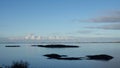 Small islands next to Midsund island in the Romsdalfjord near Molde, Norway