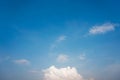 Blue sky with cloud background Royalty Free Stock Photo