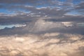 Blue sky cloud background