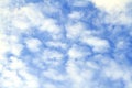 Blue sky and cloud background.