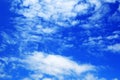 Blue sky with cloud