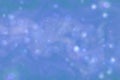 Blue sky with cloud background. Abstract realistic blue sky with delicate fluffy clouds, stars and romantic glamourous sun flair