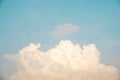 Blue sky with cloud background Royalty Free Stock Photo