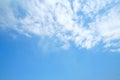 Blue sky with cloud Royalty Free Stock Photo