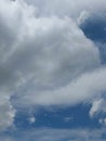 Blue sky cloud blackground white Royalty Free Stock Photo