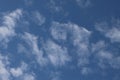Blue sky with cloud. Blue sky background with tiny clouds