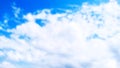 Blue sky with cloud, blurred background,layout for the designer Royalty Free Stock Photo