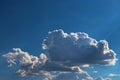 Blue sky and cloud with bright sun star flare background Royalty Free Stock Photo