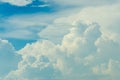 Blue sky with cloud Cirrocumulus Morning sky Small and large clouds