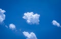 Blue sky with cloud closeup