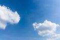 Blue sky with cloud closeup Blue sky with clouds background. Royalty Free Stock Photo