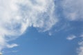 Blue sky and Cloud fluffy vast beautiful nature Royalty Free Stock Photo