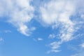 Blue sky and Cloud fluffy vast beautiful nature Royalty Free Stock Photo