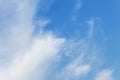 Blue sky and Cloud fluffy vast beautiful nature Royalty Free Stock Photo