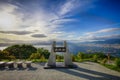 Sunset in Mount Hakodate Royalty Free Stock Photo