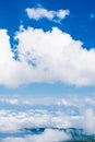 Blue sky with cloud Royalty Free Stock Photo