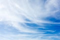 Blue sky with cloud in sunny day,Natural background Royalty Free Stock Photo