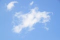 Blue sky and Cloud ,The vast blue sky and Cloud motion white fluffy at beautiful Royalty Free Stock Photo