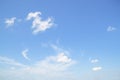 Blue sky and Cloud ,The vast blue sky and Cloud motion white fluffy at beautiful Royalty Free Stock Photo