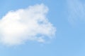 Blue sky and Cloud ,The vast blue sky and Cloud motion white fluffy at beautiful Royalty Free Stock Photo