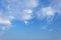 Blue sky and Cloud vast : you may be used as background : Royalty Free Stock Photo