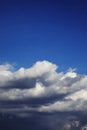 Blue sky with clouds