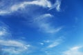 Blue sky with clouds Royalty Free Stock Photo